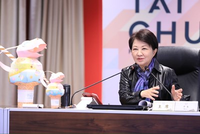 市長盧秀燕邀請民眾到訪中台灣元宵燈會