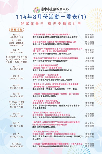 114年8月份活動一覽表 (1)