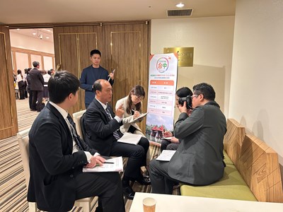 蔡副局長接受日本媒體專訪-介紹台中觀光特色魅力