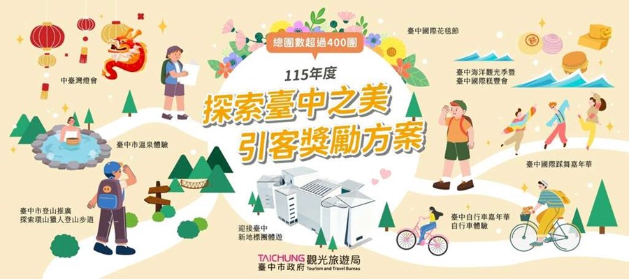 115-116年探索臺中之美 引客獎勵方案(另開視窗)