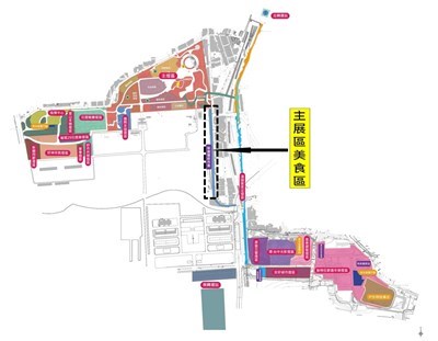 2020台灣燈會主展區全區配置圖