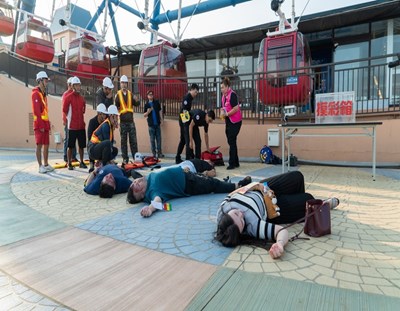 為遊客旅遊安全把關-中市府舉辦觀光遊樂業安全講習及緊急疏散演練