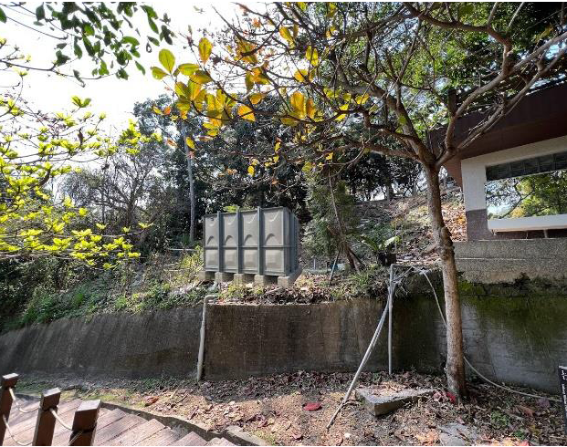 風動石新設水箱模擬圖
